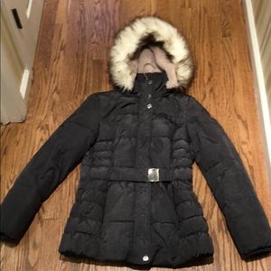 Laundry grey winter coat with belt